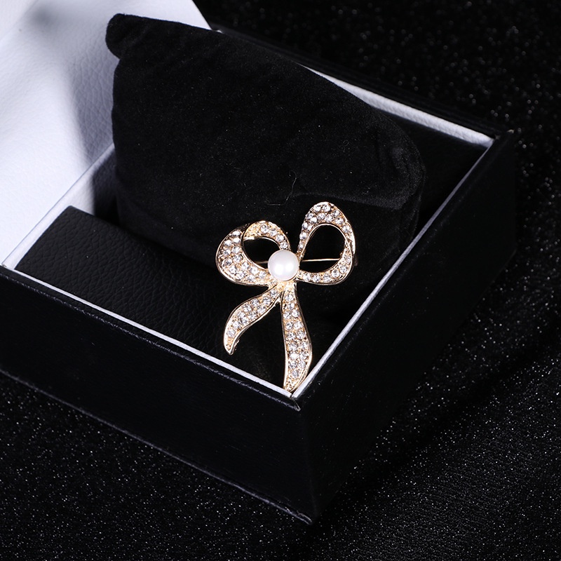 Ghim cài MANYUE cố định micro bằng vải nhung đính đá zircon chất lượng cao chống lộ thời trang