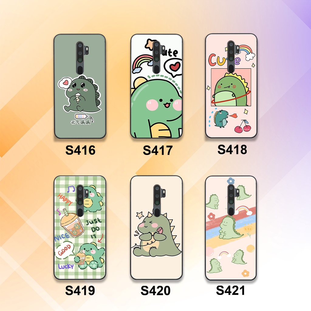Ốp lưng Oppo A5 2020 - A9 2020 in hình khủng long cute