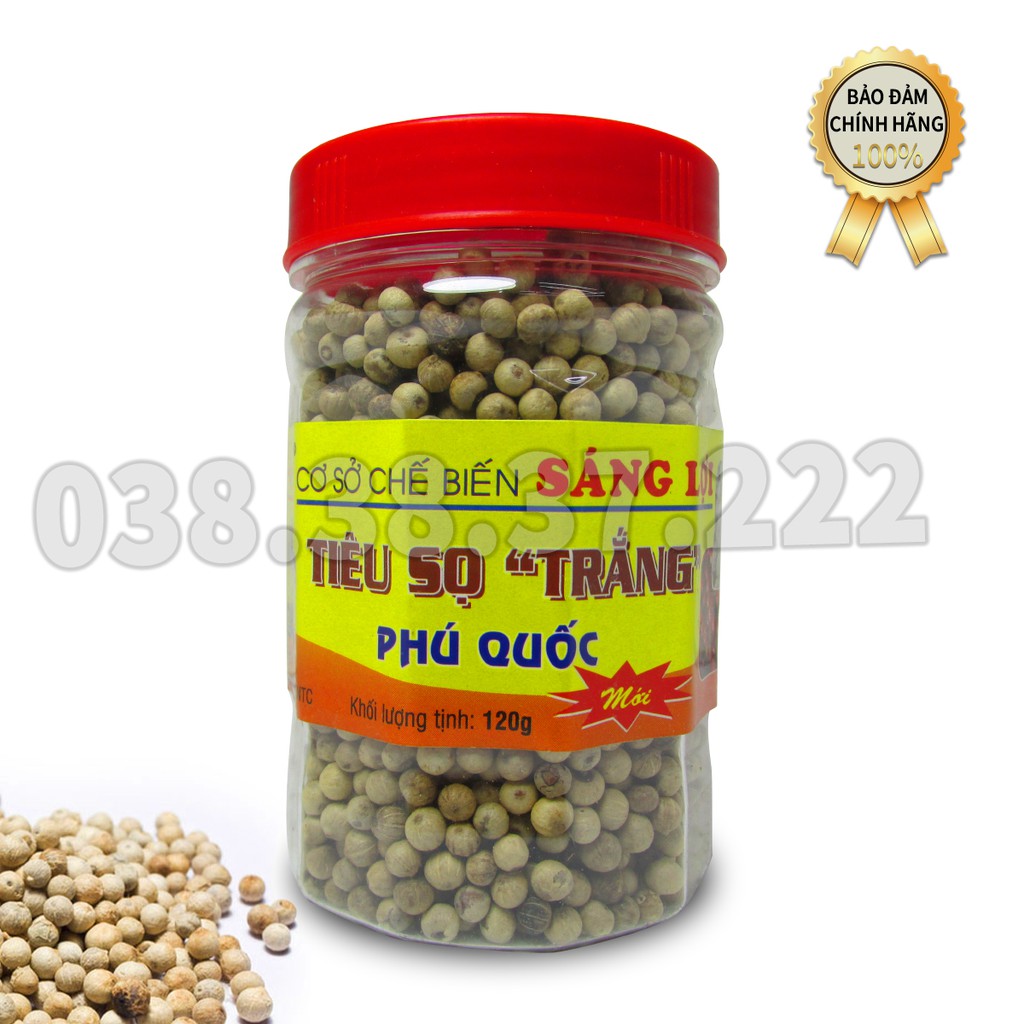 Tiêu sọ SÁNG LỢI PHÚ QUỐC hộp 120g