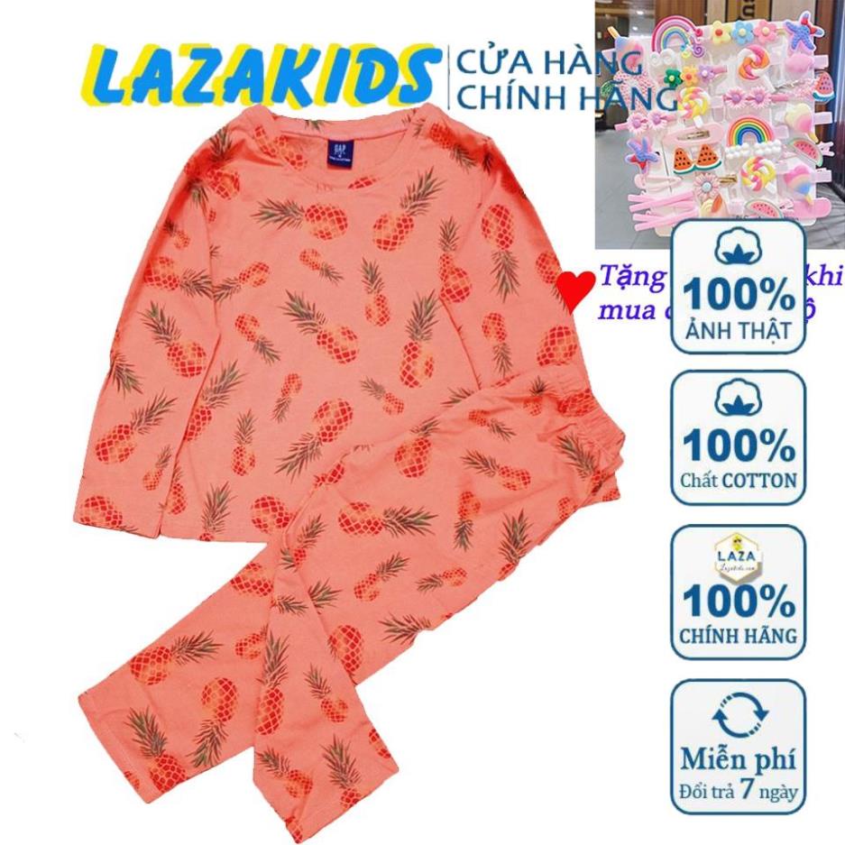 Bộ bé gái tay dài quần dài -Bộ đồ trẻ em LAZAKIDS từ 9-35kg