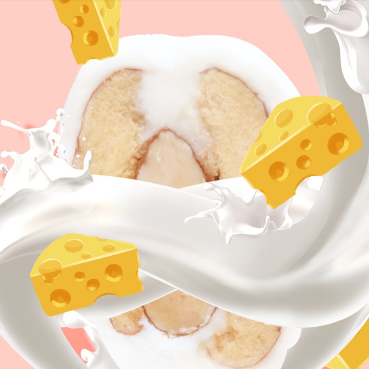 Táo phủ sữa thơm ngậy có nhân 250gr/gói