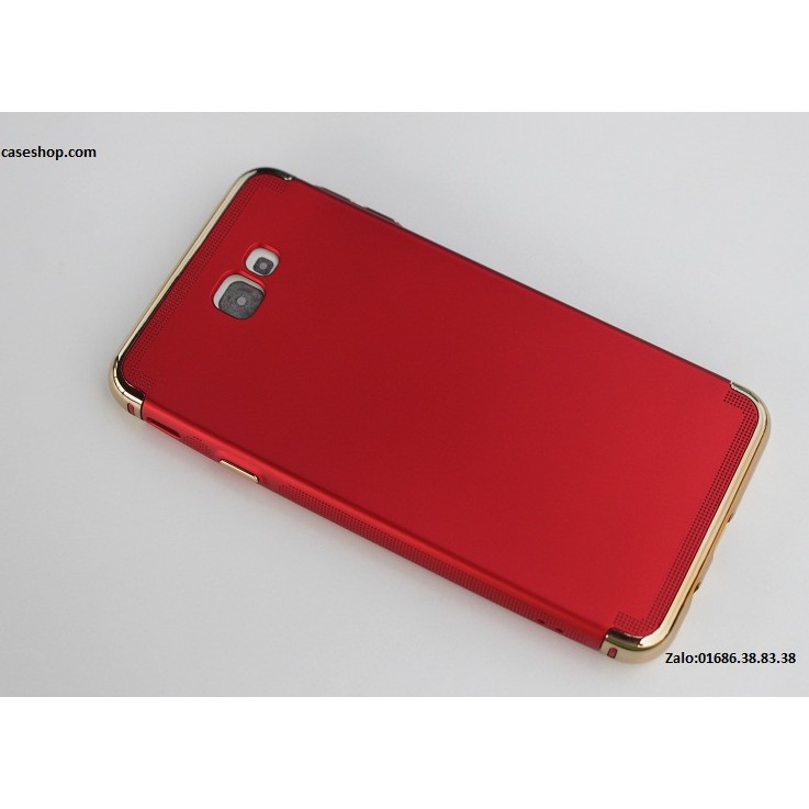 ốp 3 mảnh silicon dẻo Sam Sung J7 Prime (đỏ)