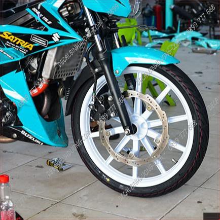 Decal Xe Máy - Tem Trùm Satria, Raider Xanh Ngọc Đẹp Nhất Soeei Đẹp
