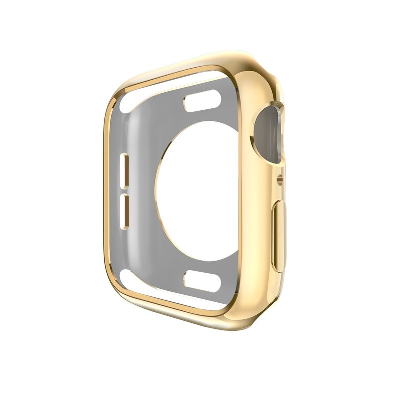Ốp TPU mạ điện bảo vệ cho đồng hồ thông minh Apple Watch 45 41 40 44 42 38 MM Series 7 6 SE 5 4 3