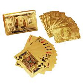 Sỉ 10 Bộ Bài Tây Mạ Vàng