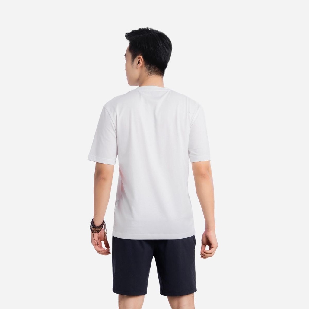 Áo thun nam cổ tròn CIZA vải cotton co giãn mặc thoáng mát thấm hút mồ hôi size S M L XL  ATNR54