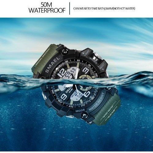 ĐỒNG HỒ NAM SMAEL SM-1617 DÂY CAO SU KIỂU DÁNG THỂ THAO TRẺ TRUNG | BigBuy360 - bigbuy360.vn