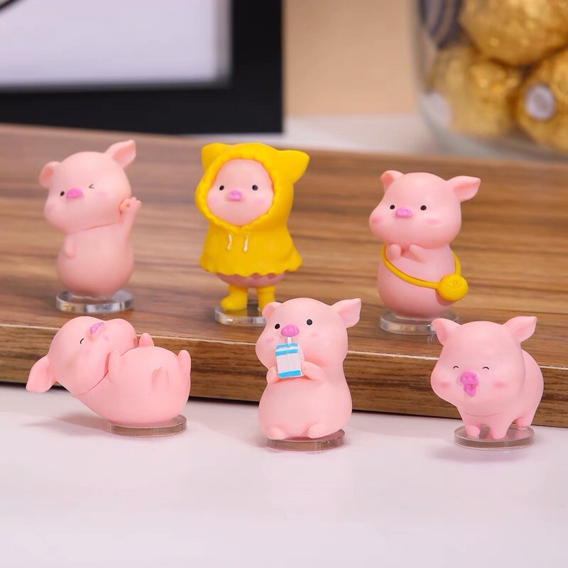 Bộ 6 chú heo dễ thương