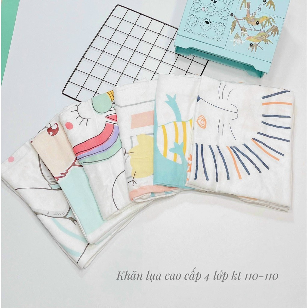 CHĂN LỤA Cotton Hè Thu Aden Siêu Mềm Cho Bé ⚡️FREESHIP⚡️