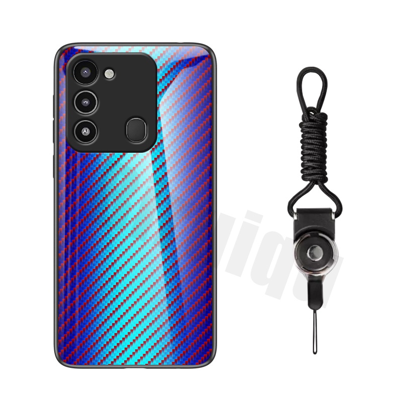 Ốp Lưng Sợi Cacbon Xước Bảo Vệ Cho Điện Thoại Tecno Spark 8C