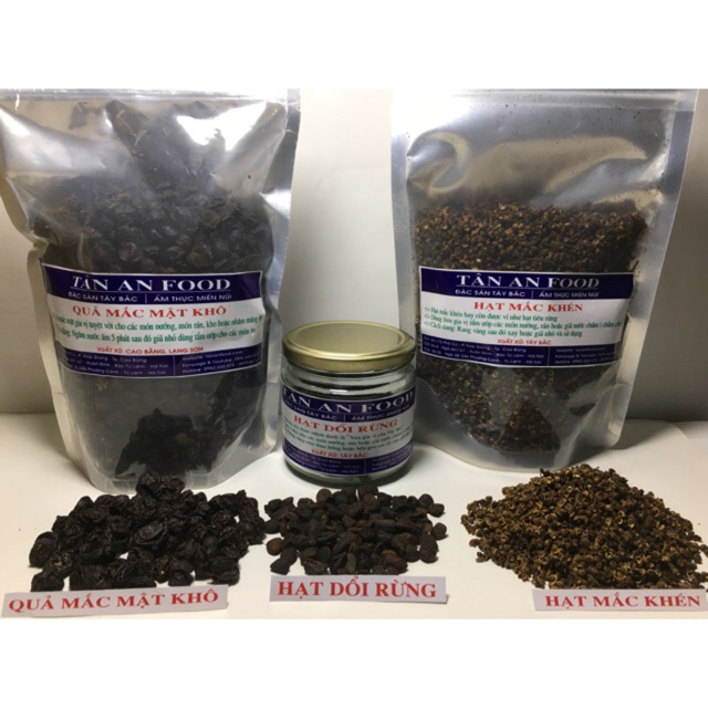 500g Mắc khén + 1kg móc mật + 100g hạt dổi