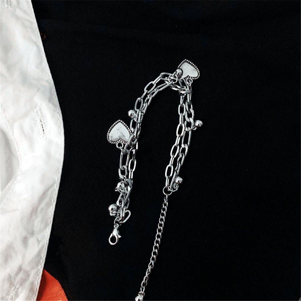 Vòng Tay Thép Titan Thiết Kế Sáng Tạo Phong Cách Hàn Quốc Cho Nữ