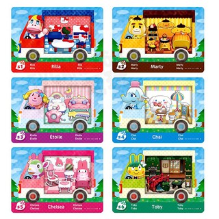 Set 6 Thẻ Game Hình Động Vật Sanrio Amiibo Độc Đáo