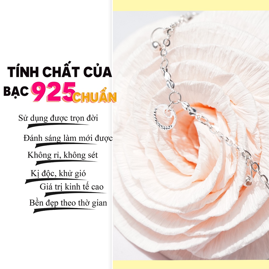 Lắc tay nữ bạc 925 The Sun phụ kiện thời trang cao cấp limeted QMJ Q603