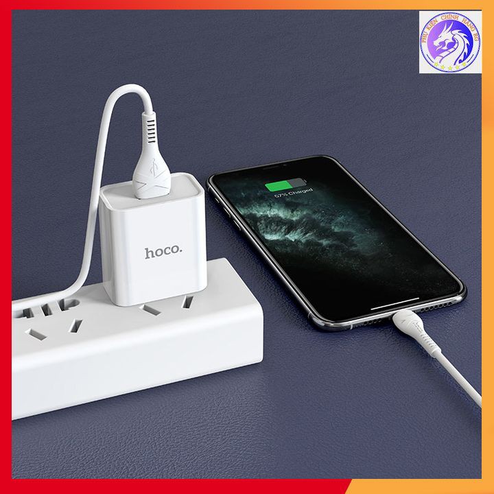 Bộ Sạc 1 Cổng 2.1A Chính Hãng Hoco C81 - Hàng Chính Hãng - Bảo Hành 12 Tháng
