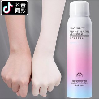 Xịt chống nắng trắng da maycreate 150ml spf30 nội địa trung