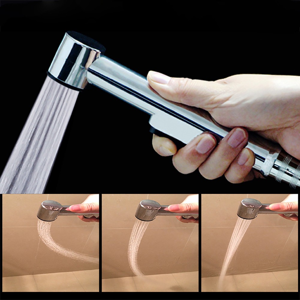 Đầu vòi xịt tay cầm bằng crom ABS cho bồn cầu/phòng tắm