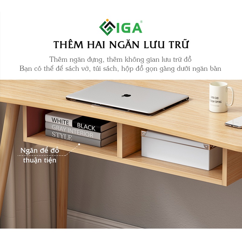 Bàn làm việc kèm hộc phong cách Bắc âu - gp185