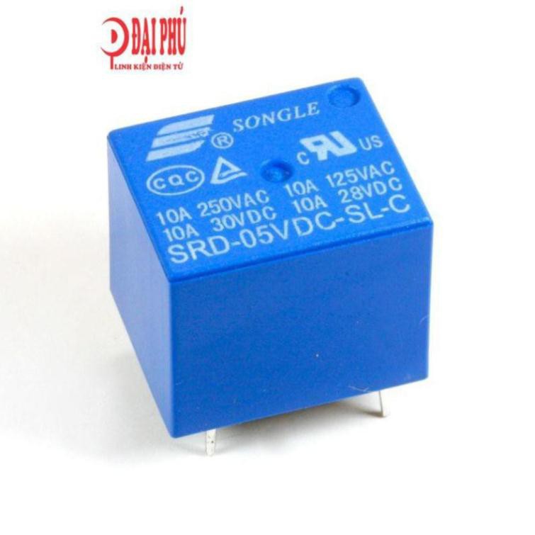 Relay Songle 5V 6V 9V 12v 24v (giá 2pcs) Rơ le Songle 5V 6V 9V 12v 24v