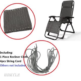 160x43cm Recliner Replacement Cloth for Relining Chair with 4 Laces Rhombus