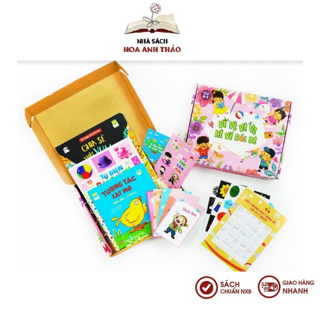 Sách - Hộp quà tặng 1/6 cho bé từ 0-9 tuổi, Hè rộn tàng - Vui ngập tràn