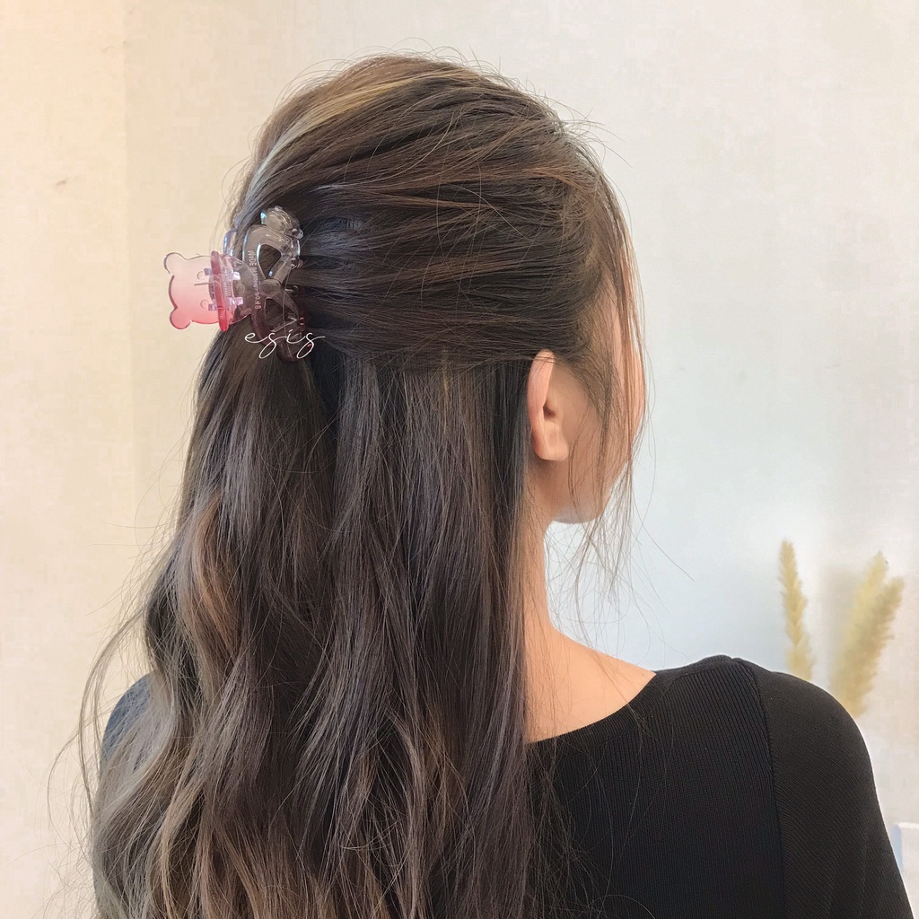 [ KEP80 ] KẸP GẮP TÓC NỮ CÀNG CUA GẤU NHỎ PHONG CÁCH HÀN QUỐC MINI ĐỒNG GIÁ 50K