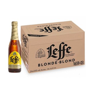 Bia leffe vàng 6.6% - thùng 24 chai 330ml