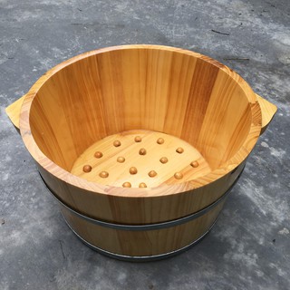 CHẬU GỖ NGÂM CHÂN THẢO MỘC, MASSAGE FOOT