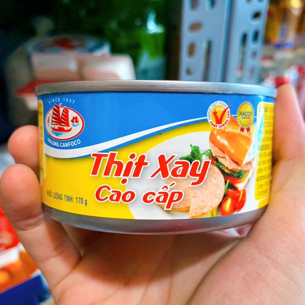 Đồ Hộp Hạ Long Các Hương Vị Patê Gan/Thịt Xay Cao Cấp/Thịt Lợn Hấp/Cá Ngừ Ngâm Dầu Hộp 170/175g
