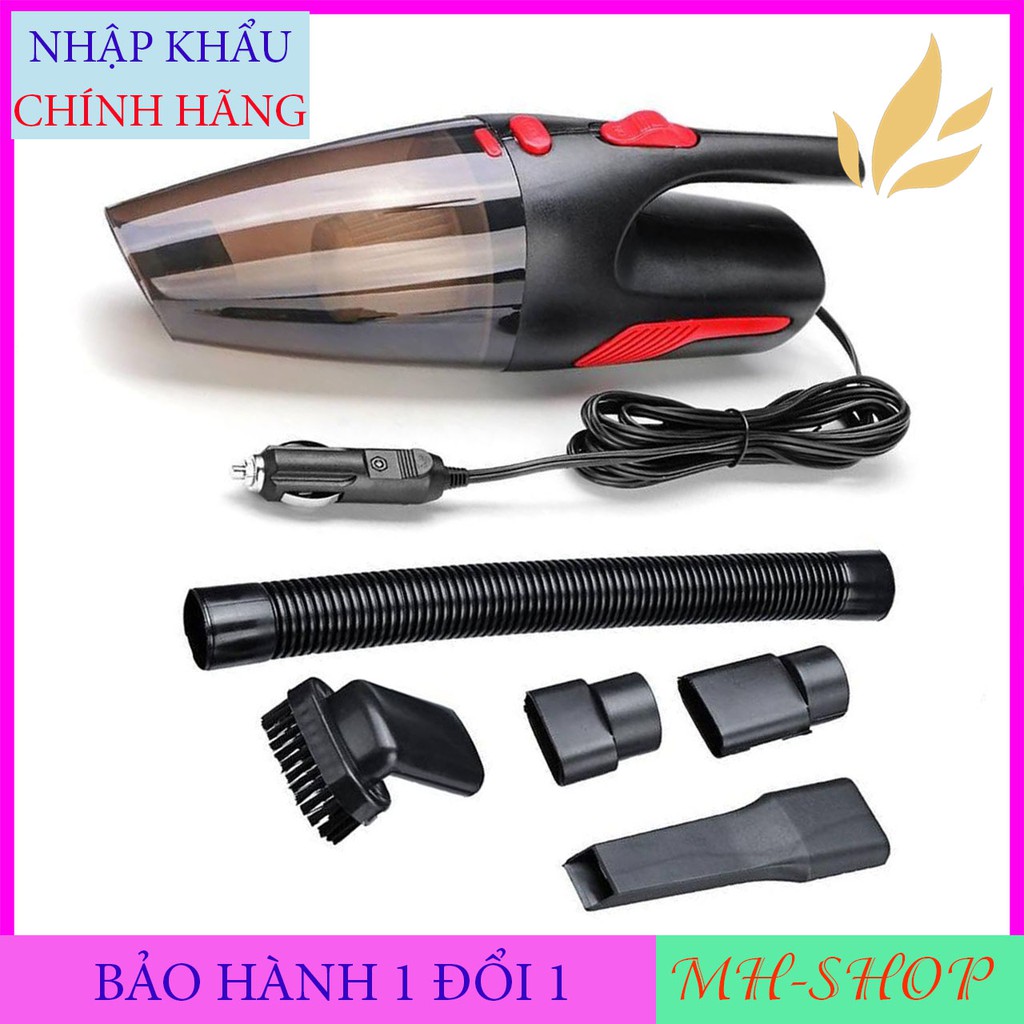 Máy Hút Bụi Cầm Tay - Máy Hút Bụi Mini Cho Ô Tô và Gia Đình Cắm tẩu 12V công suất 120W MH-SHOP