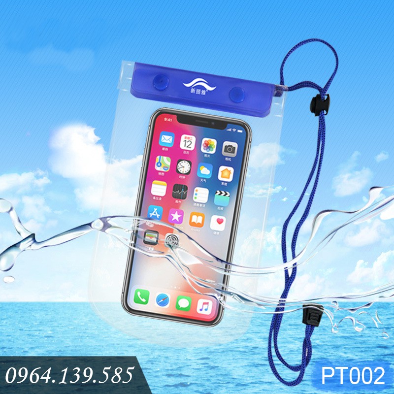Túi chống nước cho điện thoại cảm ứng, giúp chụp ảnh dưới nước, loại đẹp | PT002