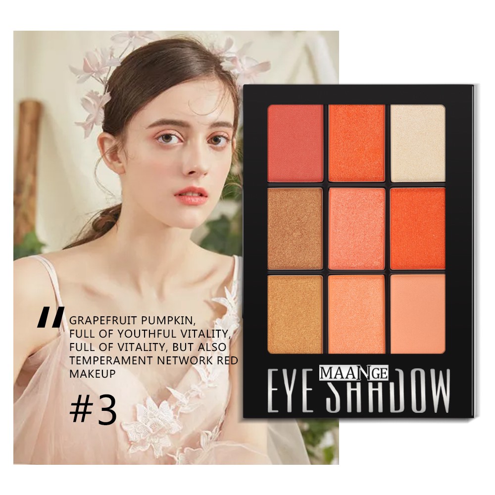 Bảng phấn mắt có，phấn má hồng sáng bóng 9 màu trang điểm độc đáo MAGEFY Bảng phấn mắt nhũ  lấp lánh phấn mắt trang điểm siêu xinh | BigBuy360 - bigbuy360.vn