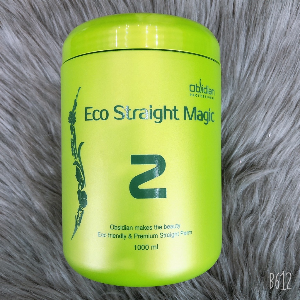 Kem duỗi ép tóc sinh thái Eco Straight Magic Obsidian