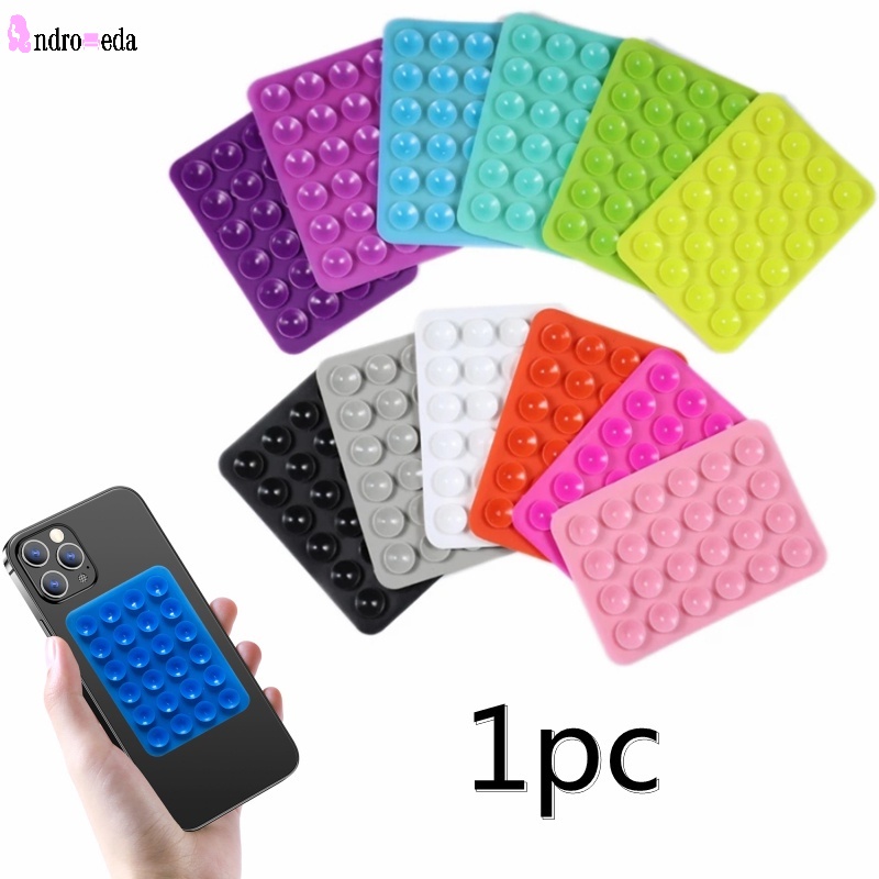 Giá Đỡ Điện Thoại Gắn Tường Hình Vuông Dạng Móc Hít Chân Không Đa Năng Tiện Dụng