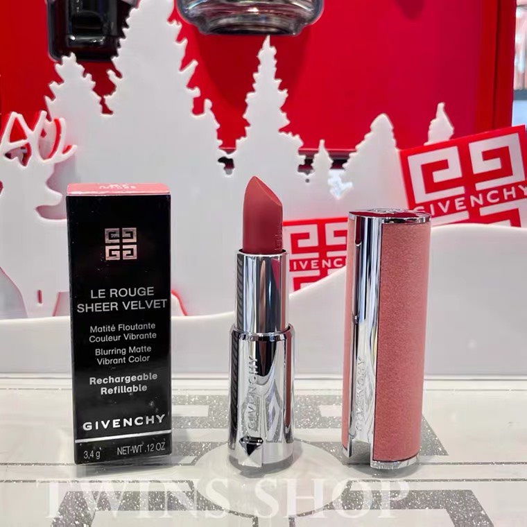 Son Givenchy Vỏ Hồng - Givenchy Le Rouge Sheer Velvet Limited