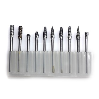 Real | Mũi Mài Vonfram Bộ 10 Cây Đủ Mẫu Cao Cấp HP VT004