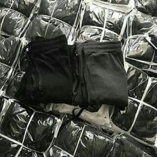 Quần jogger thun gân nam nữ