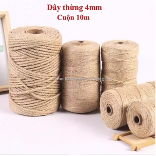 Dây thừng 4mm, làm đồ cào móng mèo, handmade, decor