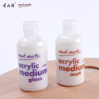 DUNG DỊCH PHA MÀU MONT MARTE ACRYLIC MEDIUM GLOSS / MATTE LỌ 135 ML