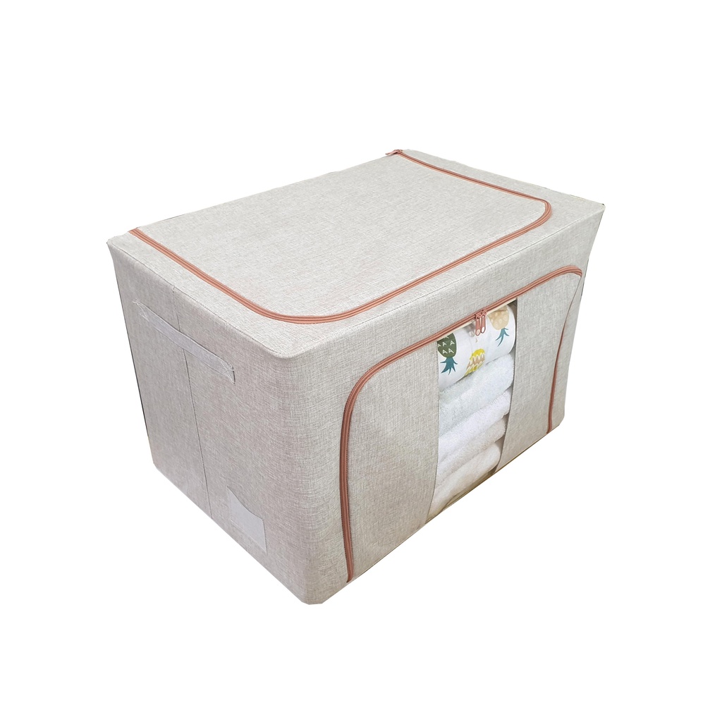 Túi đựng chăn màn khung sắt - hộp đựng chăn màn, quần áo khung cứng chắc chắn - TKS
