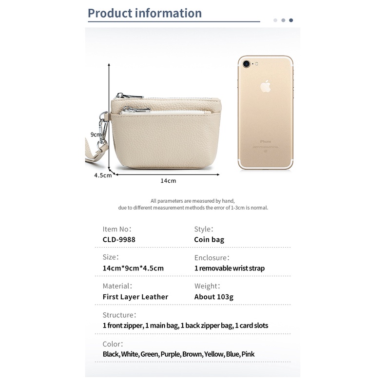 Ví Da Cầm Tay Đa Năng Phong Cách Âu Mỹ Thời Trang Cho Nữ