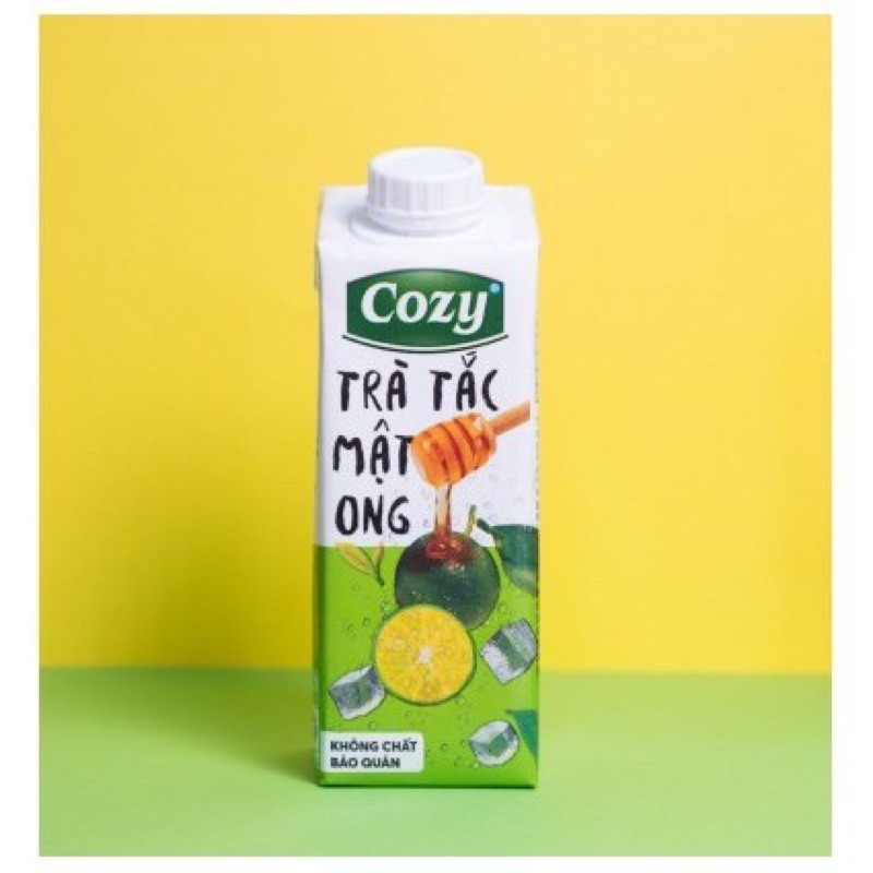 Trà COZY lốc 4 hộp đủ vị 225ml siêu ngon