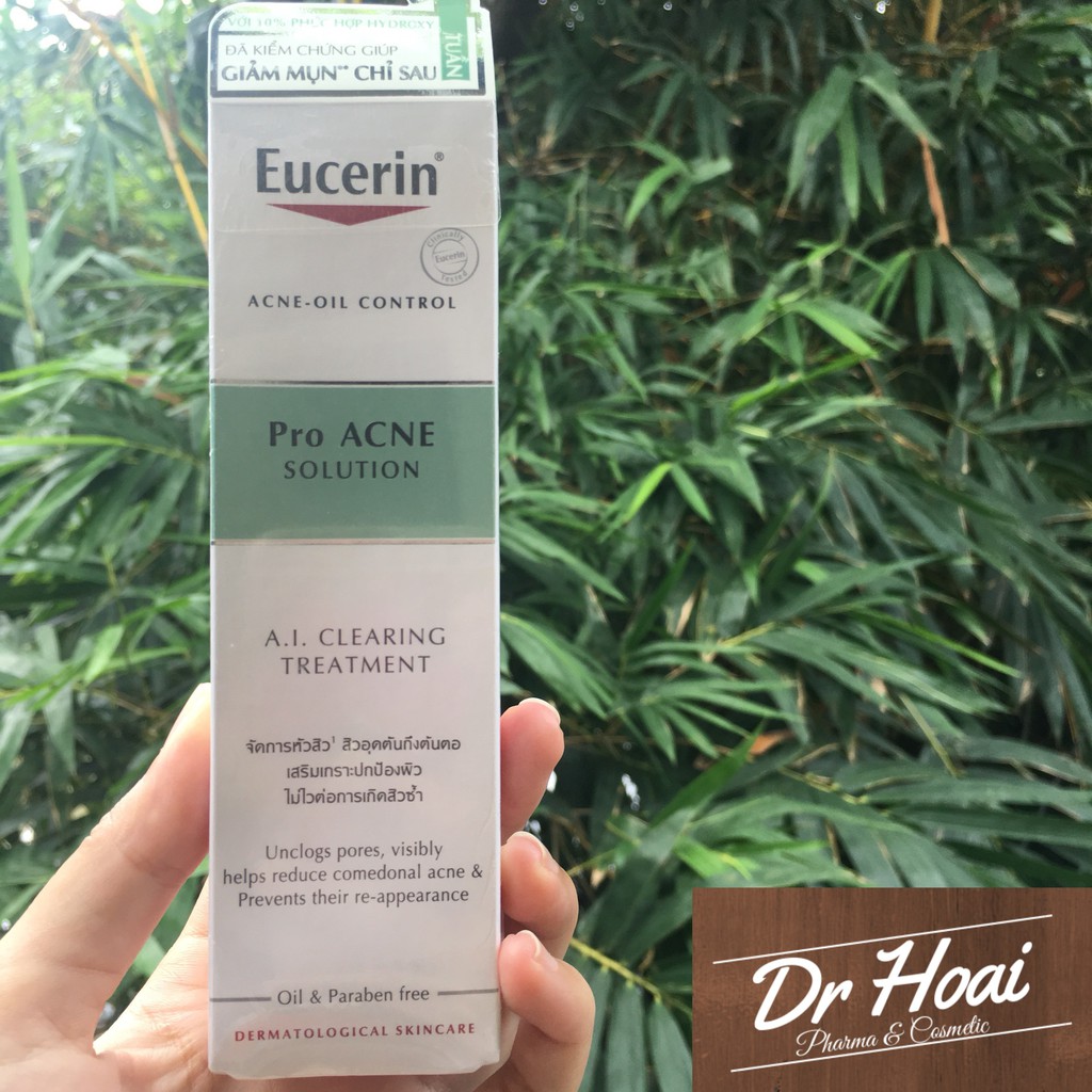 [CHÍNH HÃNG] Kem Hỗ Trợ Giảm Mụn  EUCERIN Pro Acne Solution AI Clearing Treatment 40ml