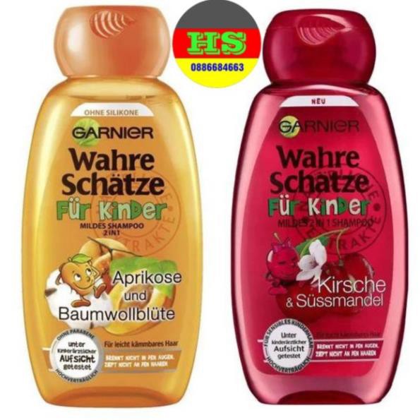 [HÀNG ĐỨC] Dầu gội Garnier Wahre Schatze Fur Kinder cho bé - Chuẩn