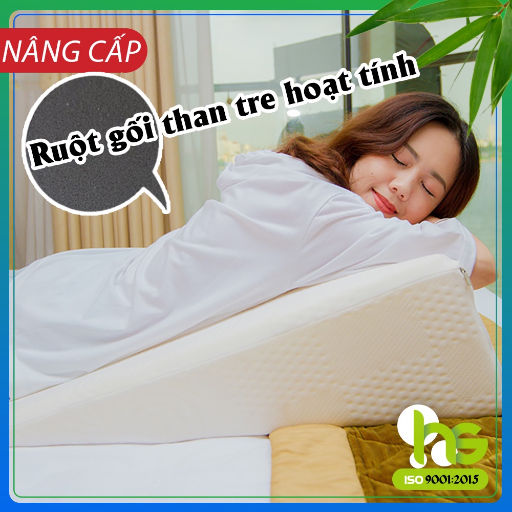 Gối chống trào ngược dạ dày cho người lớn Hi-Sleep - BS Khuyên dùng - Sx bởi đệm Kim Cương