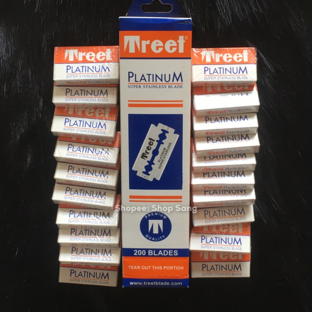 Lưỡi Lam Treet hộp màu cam 200 Lưỡi