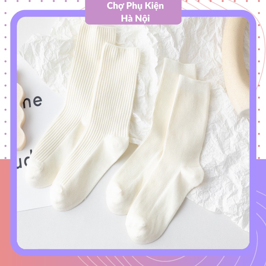 Tất vớ nữ lolita cổ cao thoáng khí phong cách Nhật Bản xuân thu Chợ Phụ Kiện Hà Nội A314