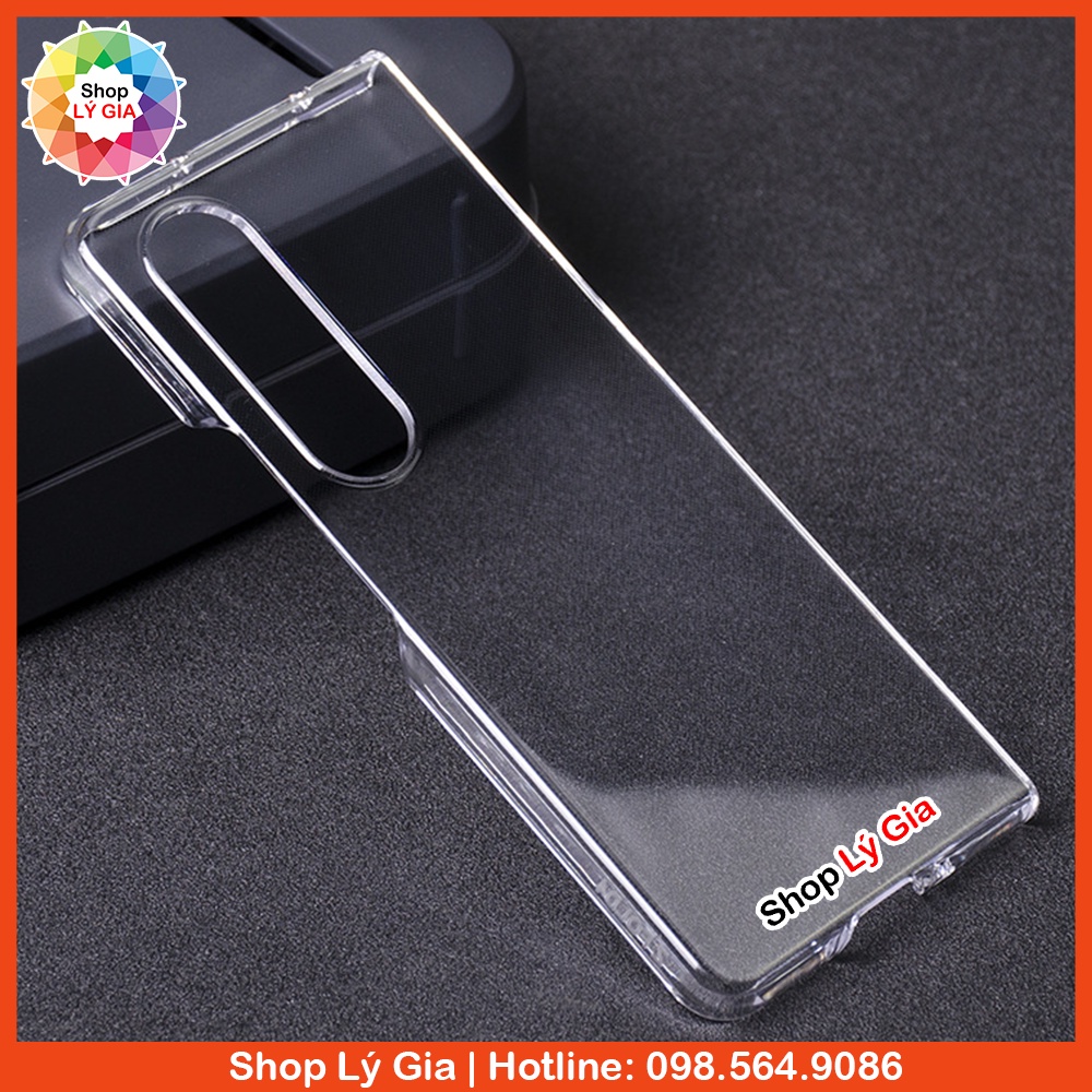 Ốp lưng PC cứng trong suốt cho Z Fold 5 / Fold 4 / Fold 3 / Fold 2 / Flip 5/4/3/1