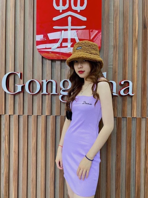 Váy Body Nữ - Đầm 2 Dây Thêu Dinner - VD11