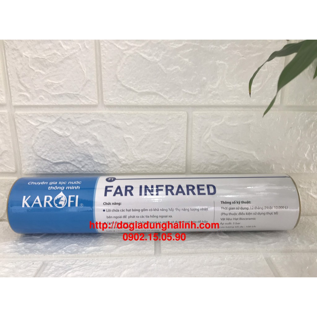 Lõi lọc nước số 8 Karofi Far Infared, Chất liệu Bioceramic
